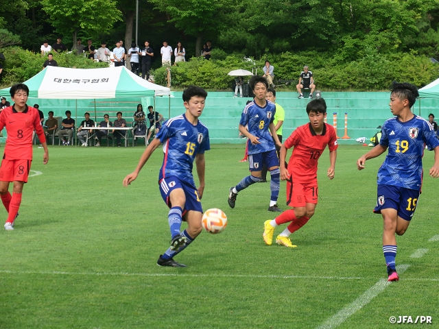 【Match Report】U-15日本代表韓国遠征最終日、U-15韓国代表に0-1の惜敗で遠征を終える
