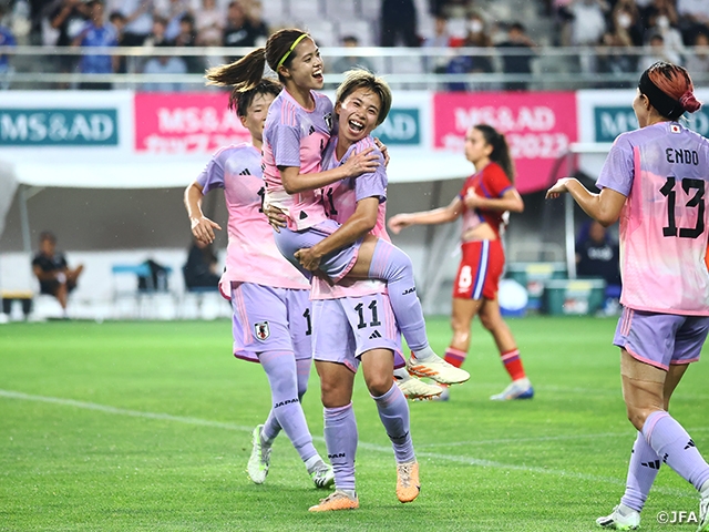 Nadeshiko Japan win final prep-match for the FIFA Women's World Cup™ 5-0 in the MS&AD Cup 2023