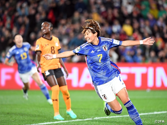 【Match Report】Nadeshiko Japan start off FIFA Women's World Cup Australia & New Zealand 2023™ with a 5-0 victory 