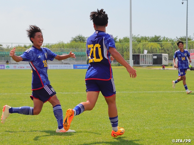 【Match Report】U-15日本代表 U-15香港代表に10-3で勝利　首位でグループステージ突破　EAFF U15 男子選手権 2023