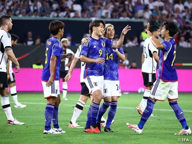 【Match Report】SAMURAI BLUE win over Germany 4-1 in an international friendly match