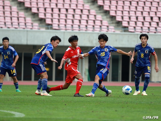 【Match Report】U-17日本代表　第25回国際ユースサッカーin新潟　第3戦は地元・U-17新潟選抜との一戦