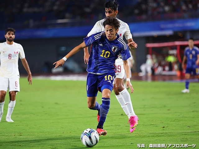 【Match Report】金メダルへ好スタート。アジア競技大会初戦で日本がカタールに快勝