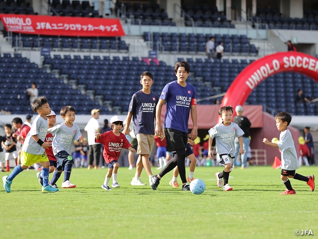 JFAユニクロサッカーキッズ in 大阪を開催