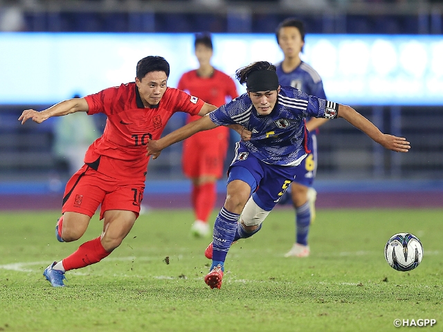 【Match Report】U-22日本代表、先制するも逆転負けで惜しくも銀メダルに終わる