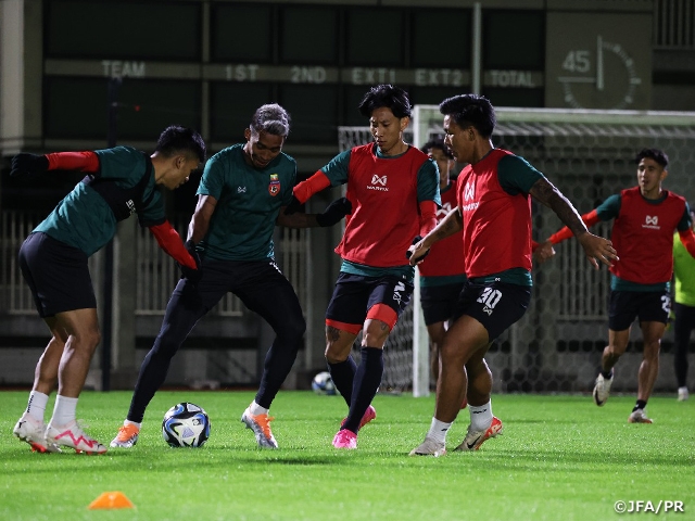 Myanmar National Team arrive in Japan ahead of FIFA World Cup 26™ / AFC Asian Cup Saudi Arabia 2027™ Preliminary Joint Qualification - Round 2 (11/16＠Osaka)