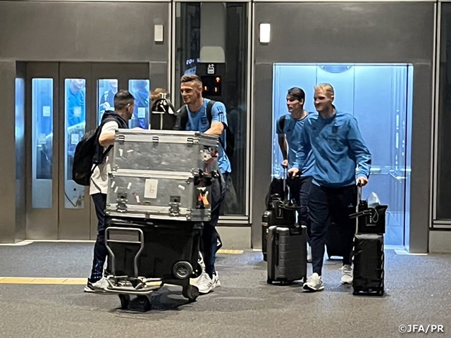 U-22 Argentina National Team arrive in Japan ahead of International Friendly Match (11/18＠Shizuoka)
