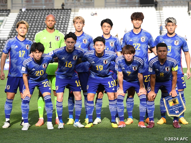 【Match Report】U-23 Japan National Team win first group-stage match despite playing with 10 men following first-half sent-off - AFC U23 Asian Cup Qatar 2024™