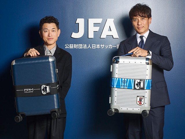 ラグジュアリーラゲッジブランドFPM Milanoと「サッカー日本代表オフィシャルトラベルケースプロバイダー」契約を締結
