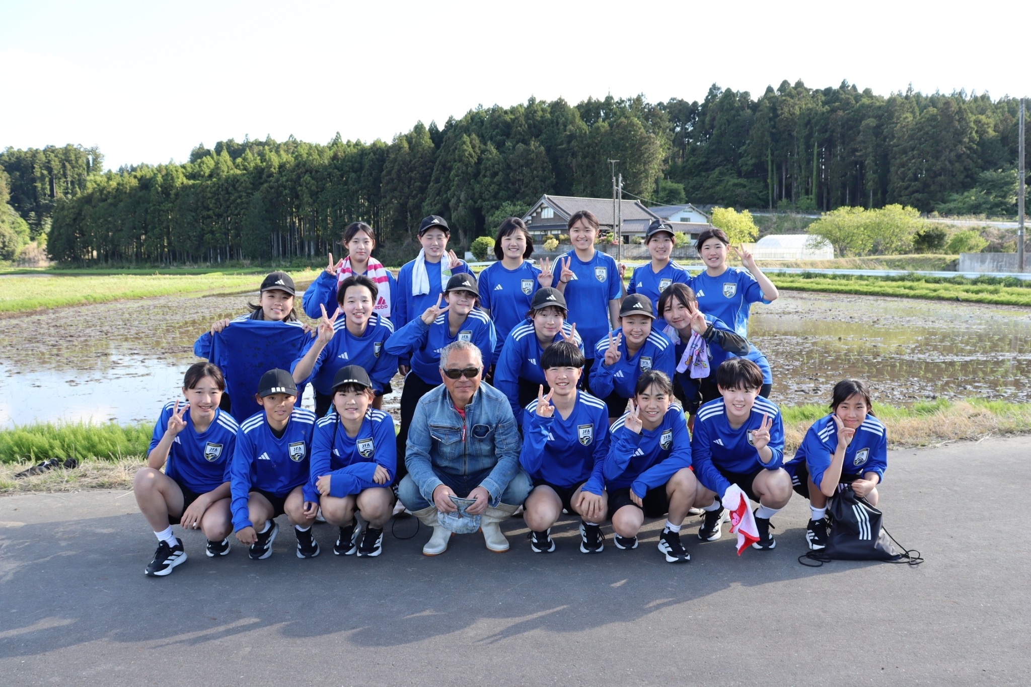 中学生 田植え体験
