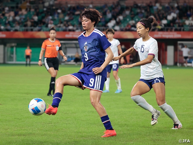 【Match Report】グループステージ最終戦でチャイニーズ・タイペイに快勝し、首位で準々決勝へ　第20回アジア競技大会（2026／愛知・名古屋）
