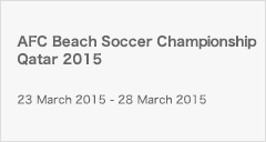 AFC Beach Soccer Championship Qatar 2015