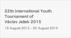 22th International Youth Tournament of Václav Ježek 2015