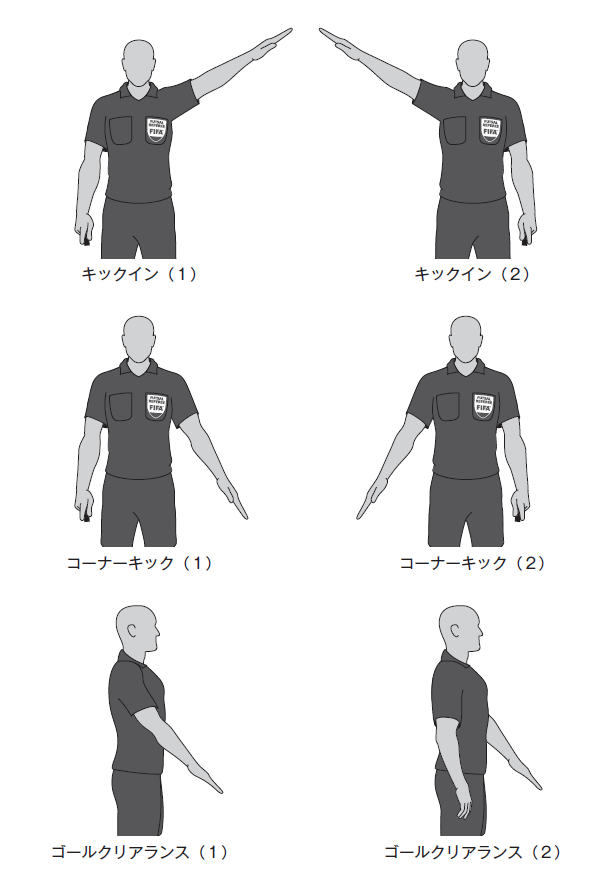 サッカー 審判 笛 の 吹き 方