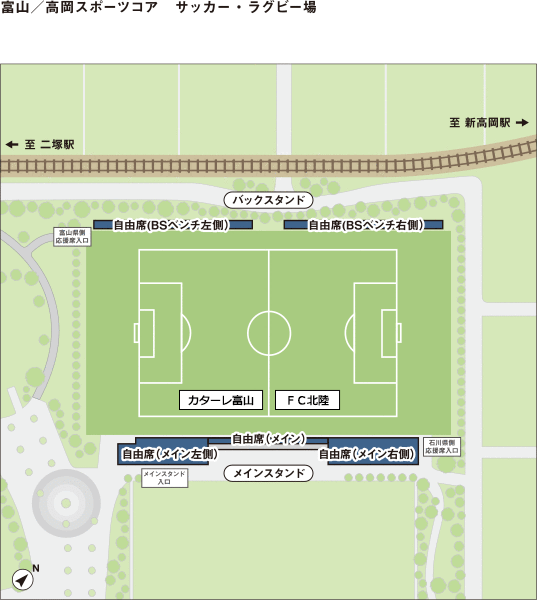 カターレ富山 Vs ｆｃ北陸 試合情報 天皇杯 Jfa 第101回全日本サッカー選手権大会 Jfa Jp