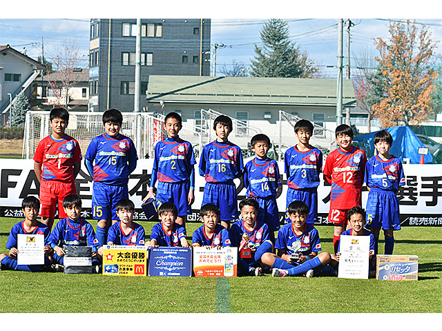 ヴァンフォーレ甲府 チーム紹介 Jfa 第45回全日本u 12サッカー選手権大会 Jfa Jp