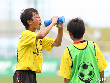 暑熱対策 水分補給 メディカル Jfa 日本サッカー協会