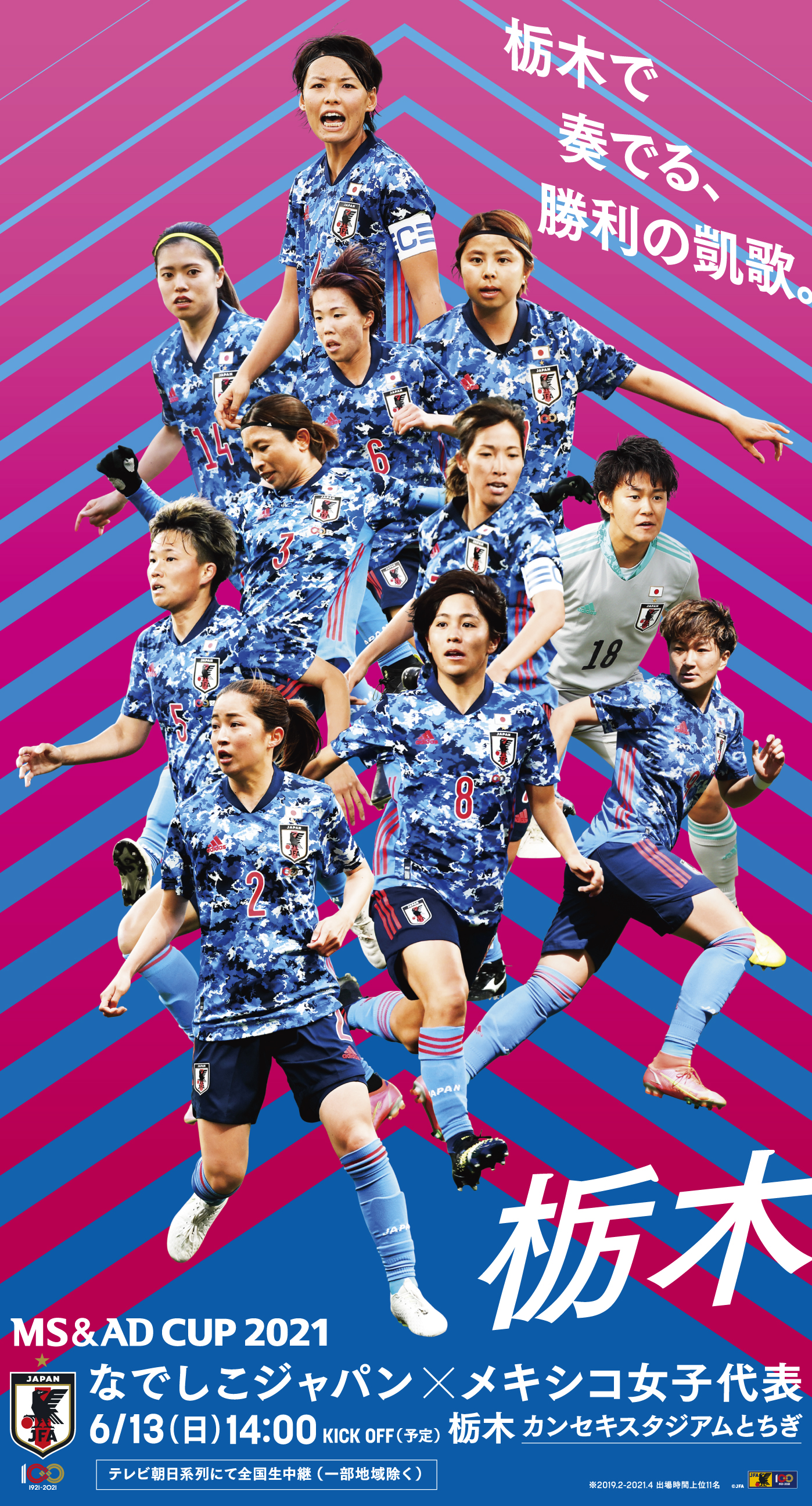 壁紙ダウンロード Ms Adカップ21 なでしこジャパン 日本代表 Jfa Jp