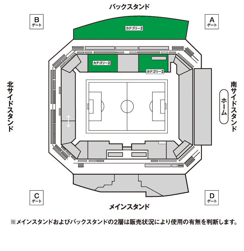 カテゴリー2座席図