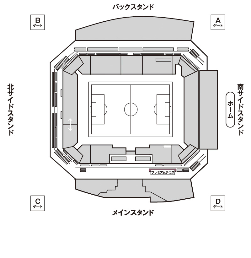 プレミアムテラス座席図