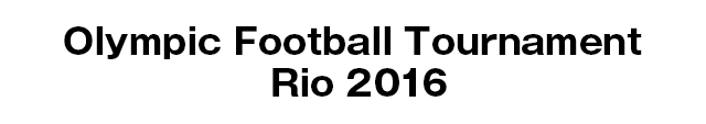 Olympic Football Tournaments Rio 2016