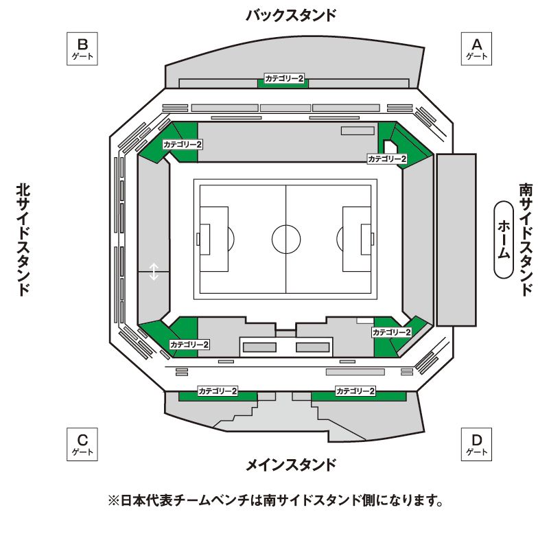 カテゴリー2座席図