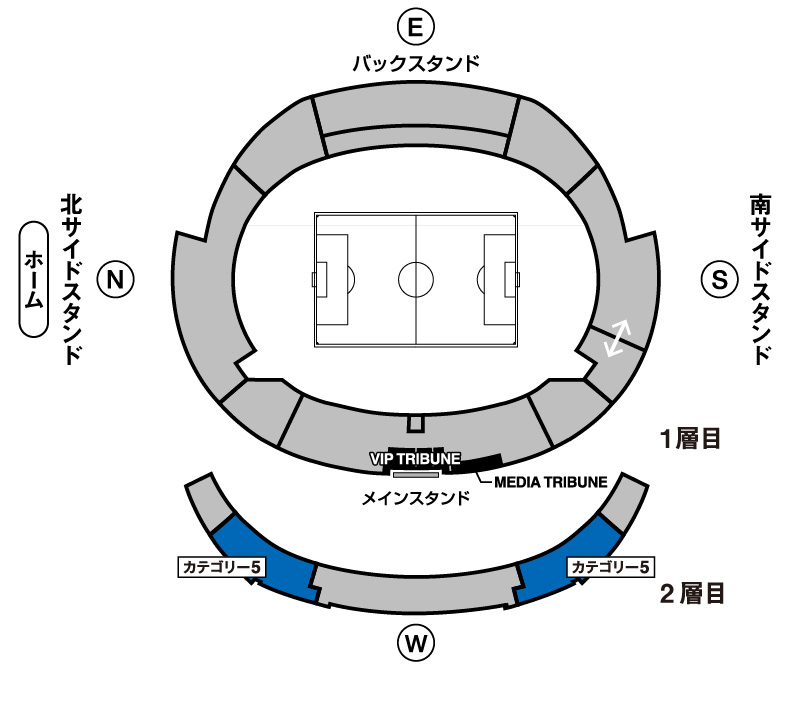カテゴリー5座席図